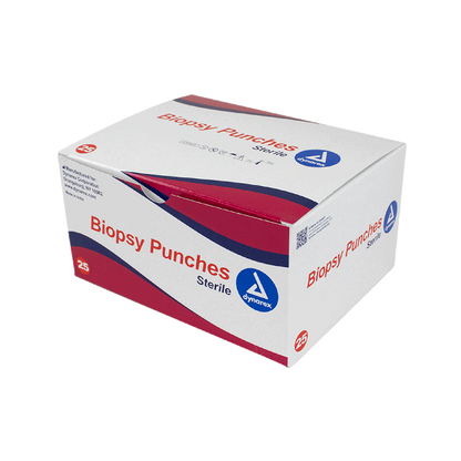 Dynarex Biopsy Punches, 1.5 mm, White, 25/bx