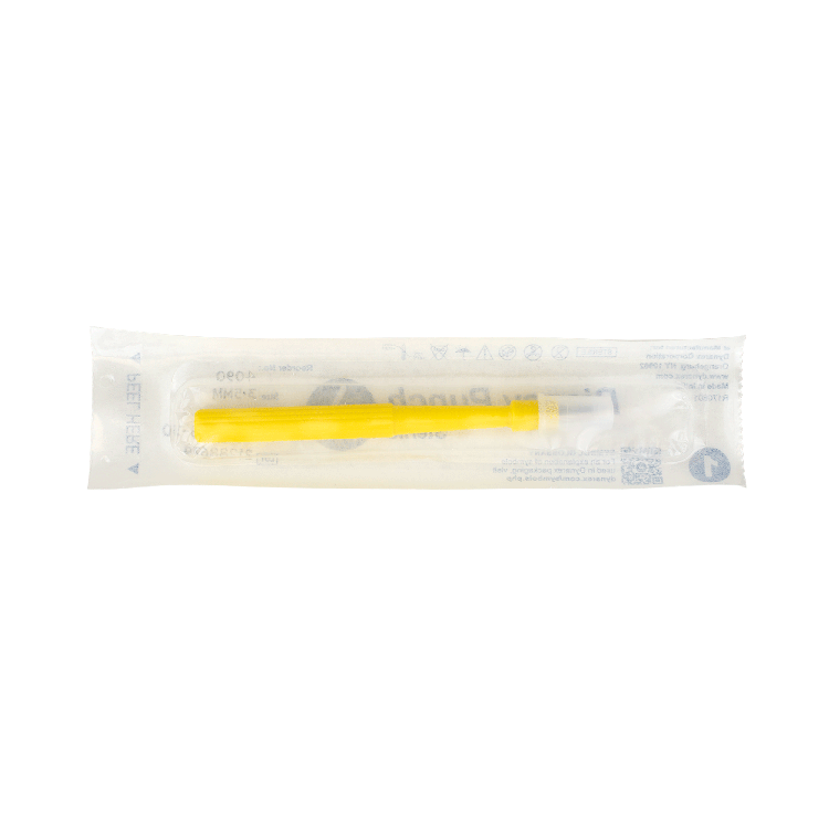 Dynarex Biopsy Punches, 3.5 mm, Yellow, 25/bx