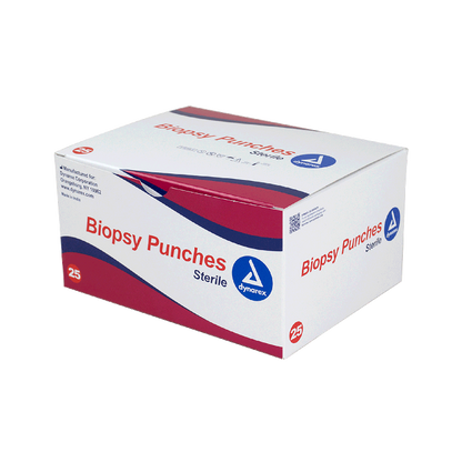 Dynarex Biopsy Punches, 8.0 mm, Purple, 25/bx