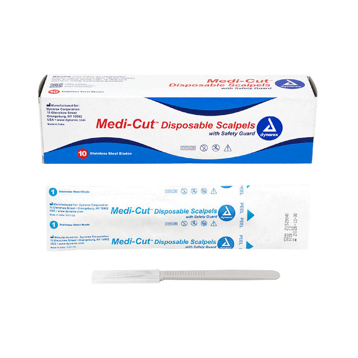 Dynarex Medi-Cut Scalpels Disposable, 10ea/bx (10 Count)