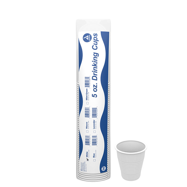 Dynarex Drinking Cups, 5 oz. - 50ea/bx, 20bxs/cs (1000 Count)