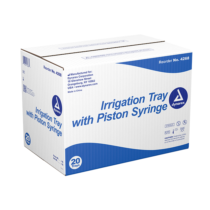 Dynarex Irrigation Trays with Syringes (20 Count)