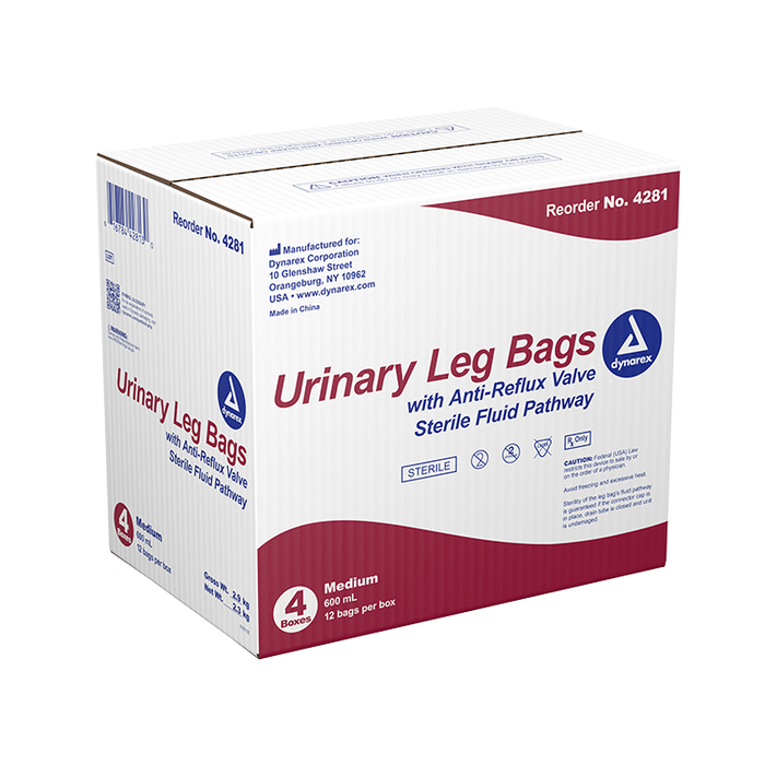 Dynarex Urinary Leg Bags (48 Count)