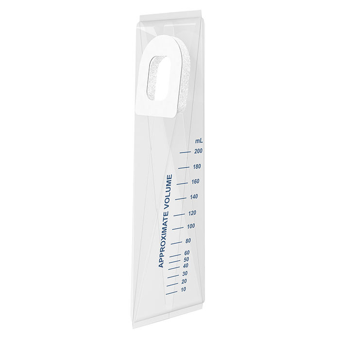 Dynarex Pediatric Urine Collector, 200 mL - White (50 Count)