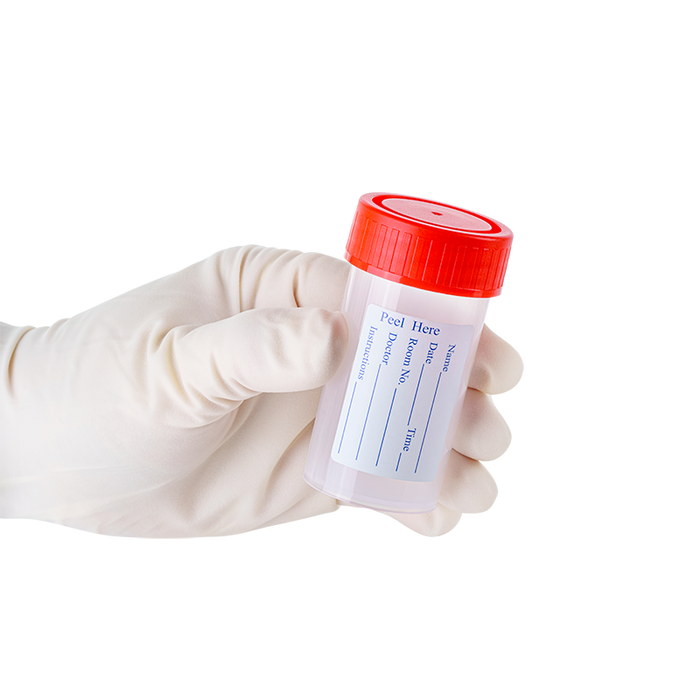 Dynarex Sputum Container - 50ea/bag, 8bags/cs (400 Count)