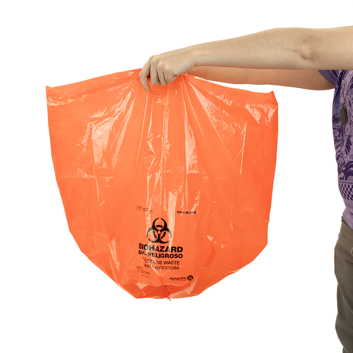 Dynarex Biohazard Bags, 36” x 30” (200 Count)