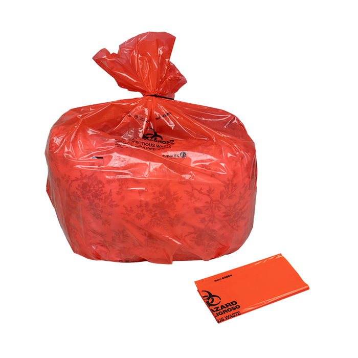 Dynarex Biohazard Bags, 40” x 46”