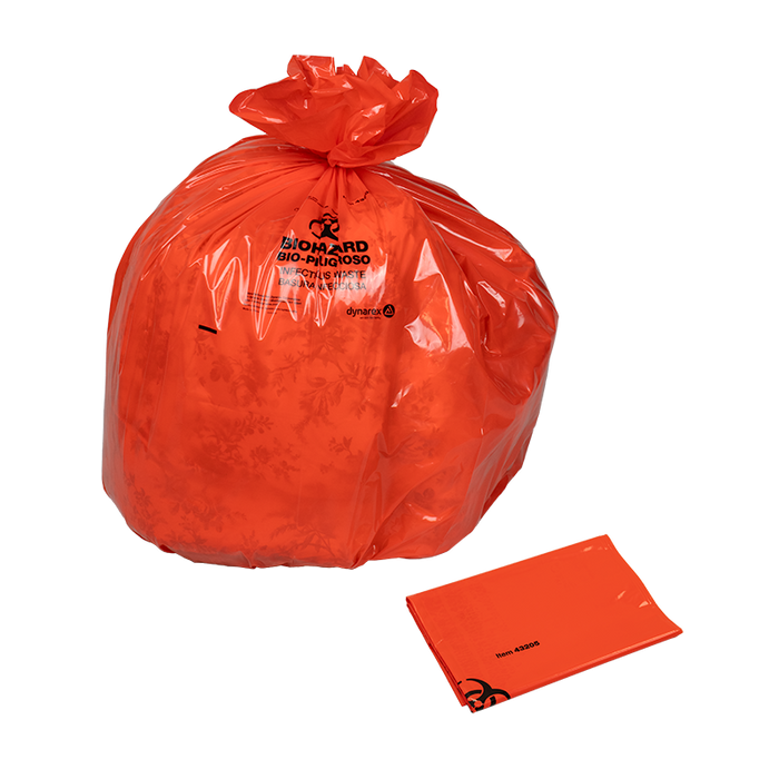 Dynarex Biohazard Bags, 40” x 46”