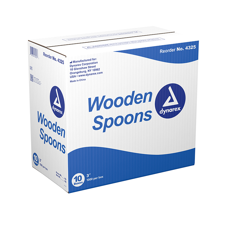 Dynarex Wooden Spoons (10000 Count)