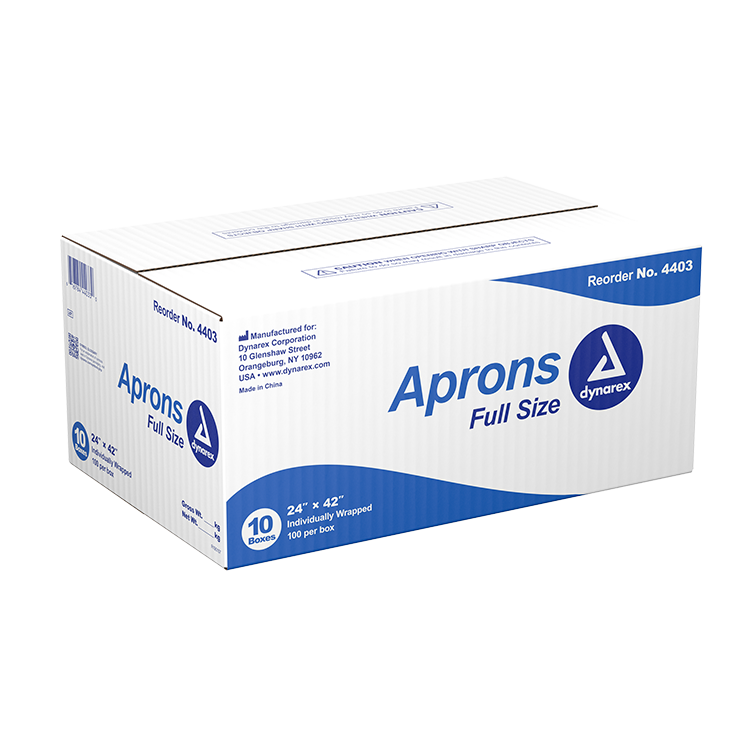 Dynarex Polyethylene Aprons (1000 Count)