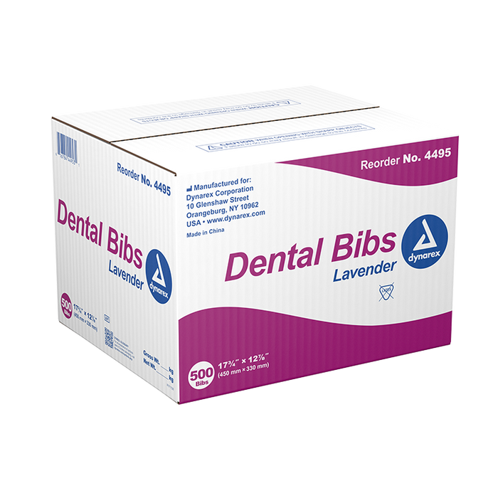 Dynarex Dental Bibs (500 Counts)