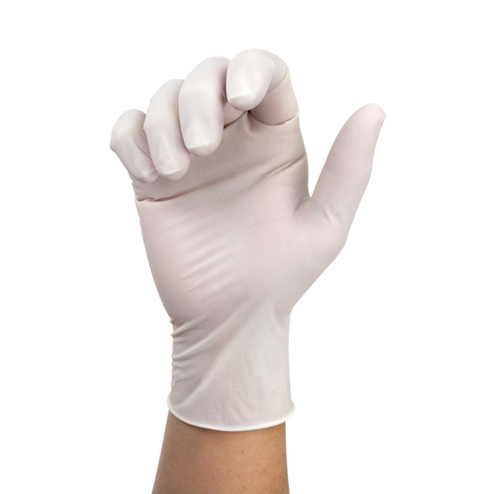 Dynarex Sensi Grip Latex Exam Gloves, Powder-Free - 100ea/bx, 10bxs/cs (1000 Count)