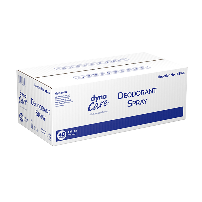 Dynarex Deodorants - 4 oz. Pump Spray (48 Count)