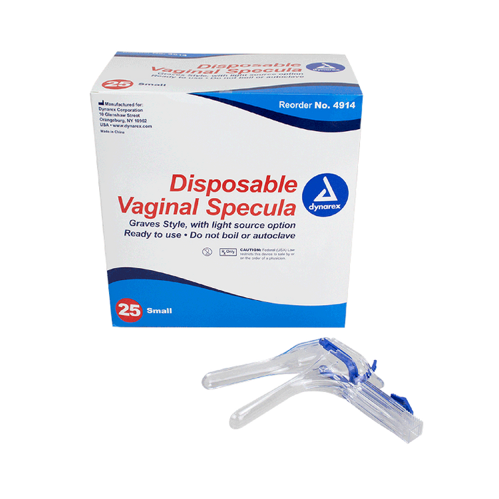 Dynarex Vaginal Speculum Disposable (100 Count)