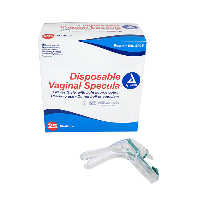 Dynarex Vaginal Speculum Disposable (100 Count)