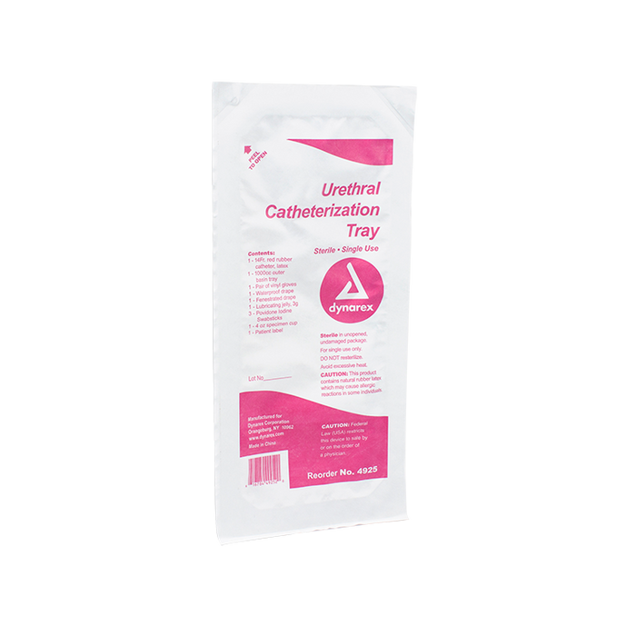 Dynarex Urethral Catheterization Tray (20 Count)