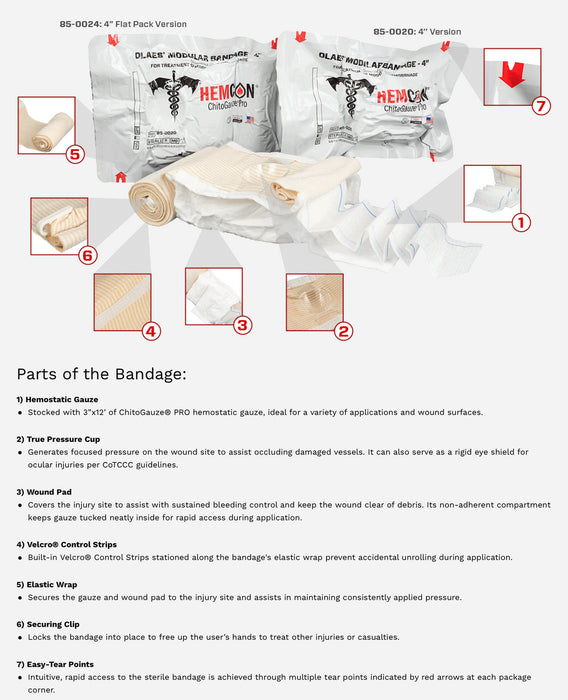 Tacmed Solutions Olaes Hemostatic Bandage