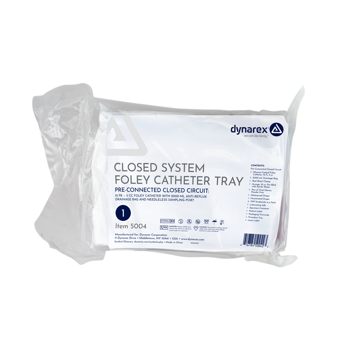 Dynarex Closed Circuit Foley Catheter Trays (10 Count)