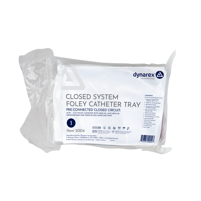 Dynarex Closed Circuit Foley Catheter Trays (10 Count)