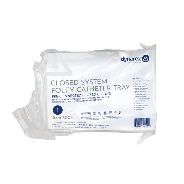Dynarex Closed Circuit Foley Catheter Trays (10 Count)