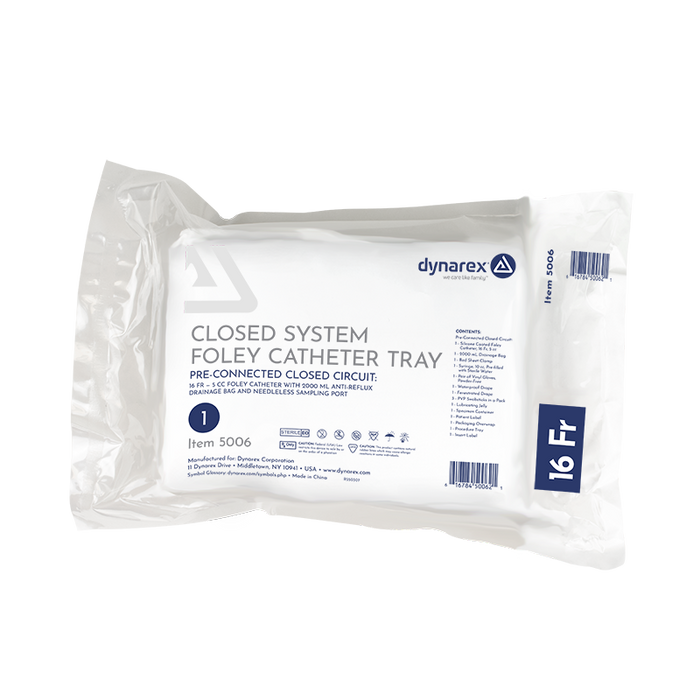 Dynarex Closed Circuit Foley Catheter Trays (10 Count)