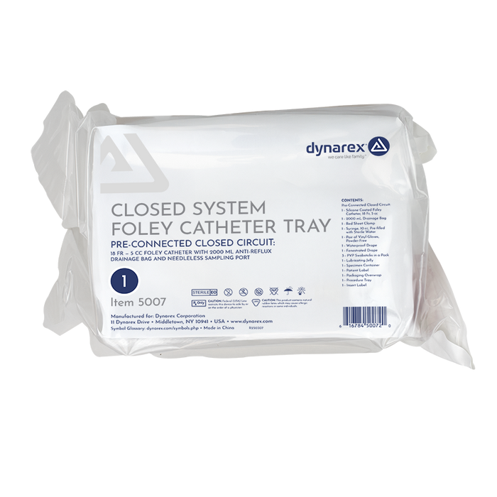 Dynarex Closed Circuit Foley Catheter Trays (10 Count)
