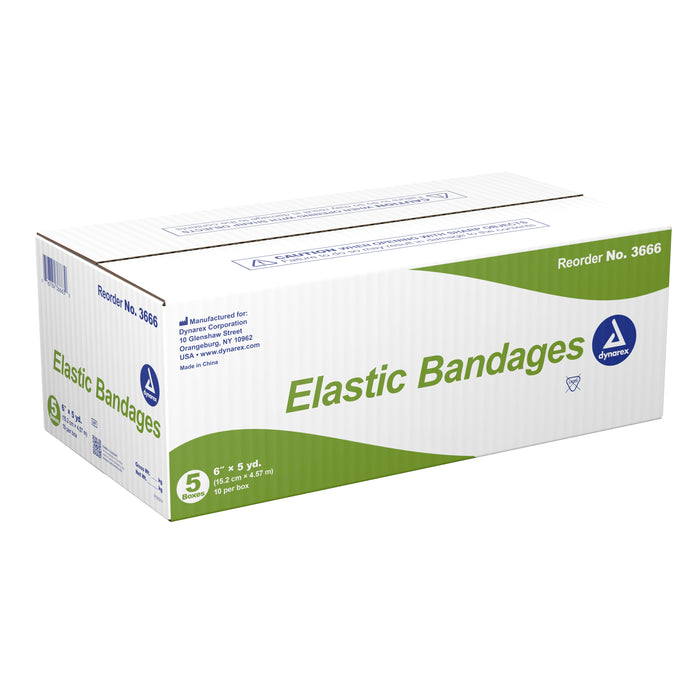 Dynarex Elastic Bandages, 10ea/bx, 5bxs/cs (50 Count)