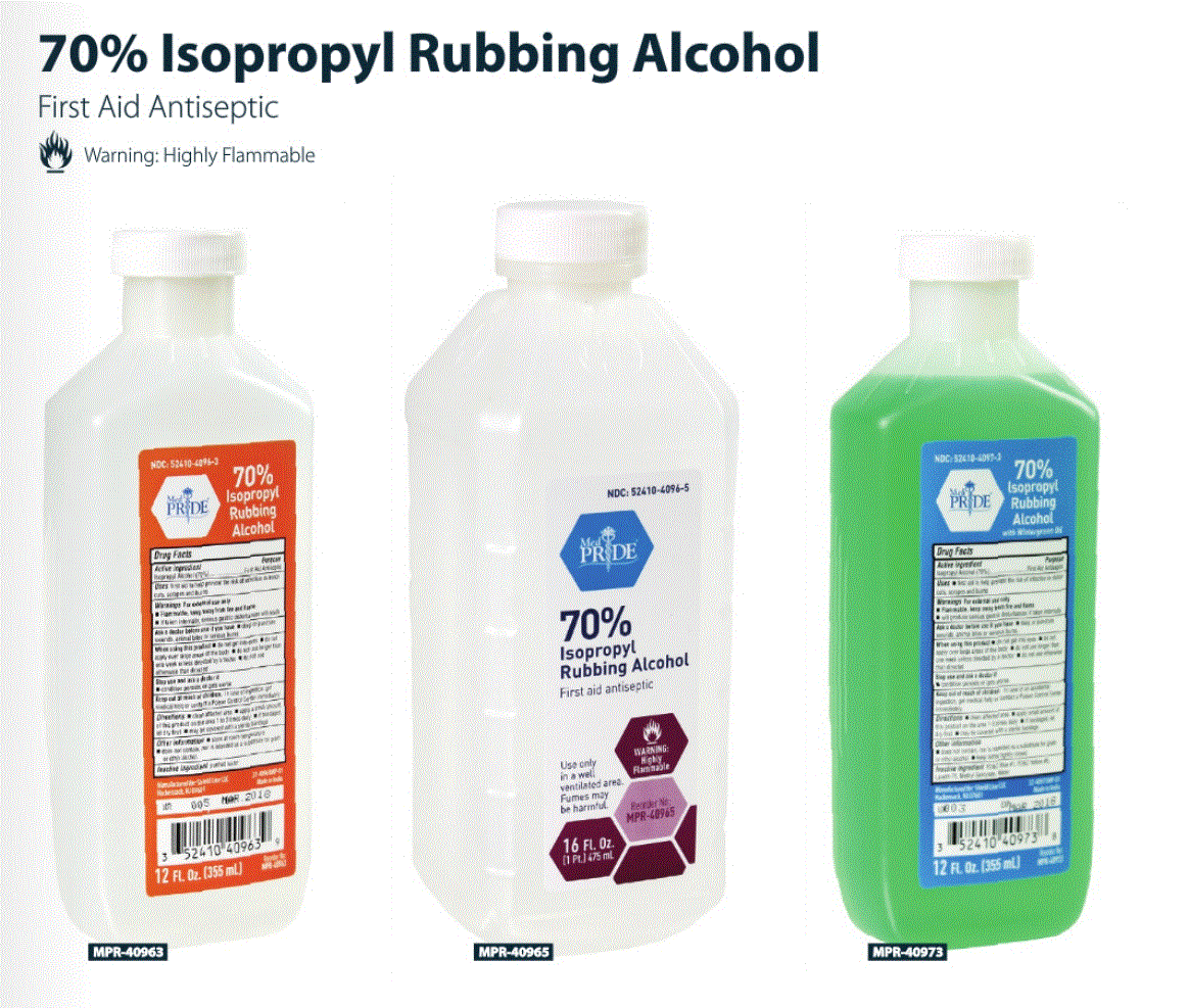 Isopropyl Rubbing 70%  Alcohol - 16oz -  Case of 24