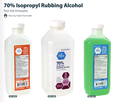 Isopropyl Rubbing 70%  Alcohol - 16oz -  Case of 24