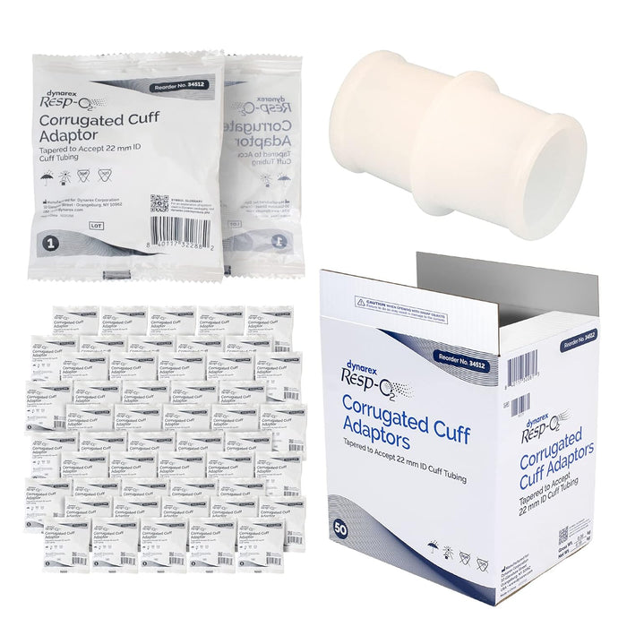 Dynarex Resp-O2™ Adapters & Connectors (50 Count)