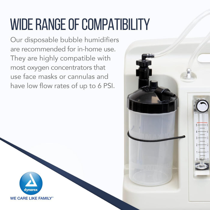 Dynarex Resp-02™ Disposable Bubble Humidifier (50 Count)