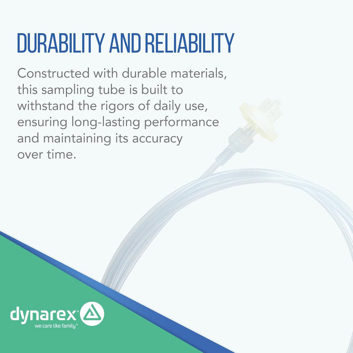 Dynarex EtCO2 w/ 7', 2.1 m - Sampling Line with Filter (25 Count)