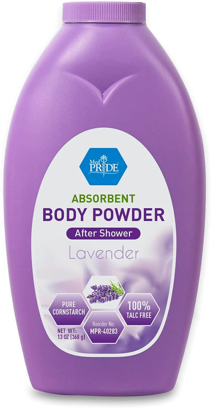 Body Powder w/seal - Lavender Bottle 13 oz, 24/cs.