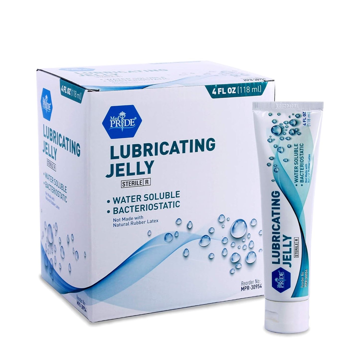 Lubricating Jelly 4oz. Tubes - 6/12/cs.