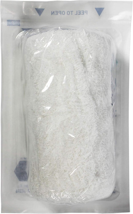 MedPride Krinkle Gauze Roll, Cotton Wound Dressing Sterile Wraps – 6-Ply, 4.5''x4.1 Yds. Case of 100