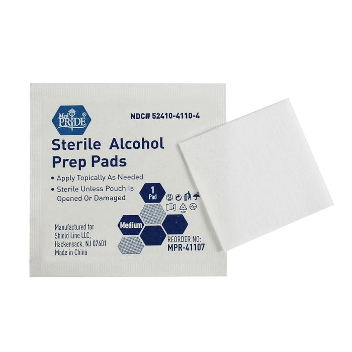 Sterile Alcohol Prep Pads - Md  - 20/100/cs.