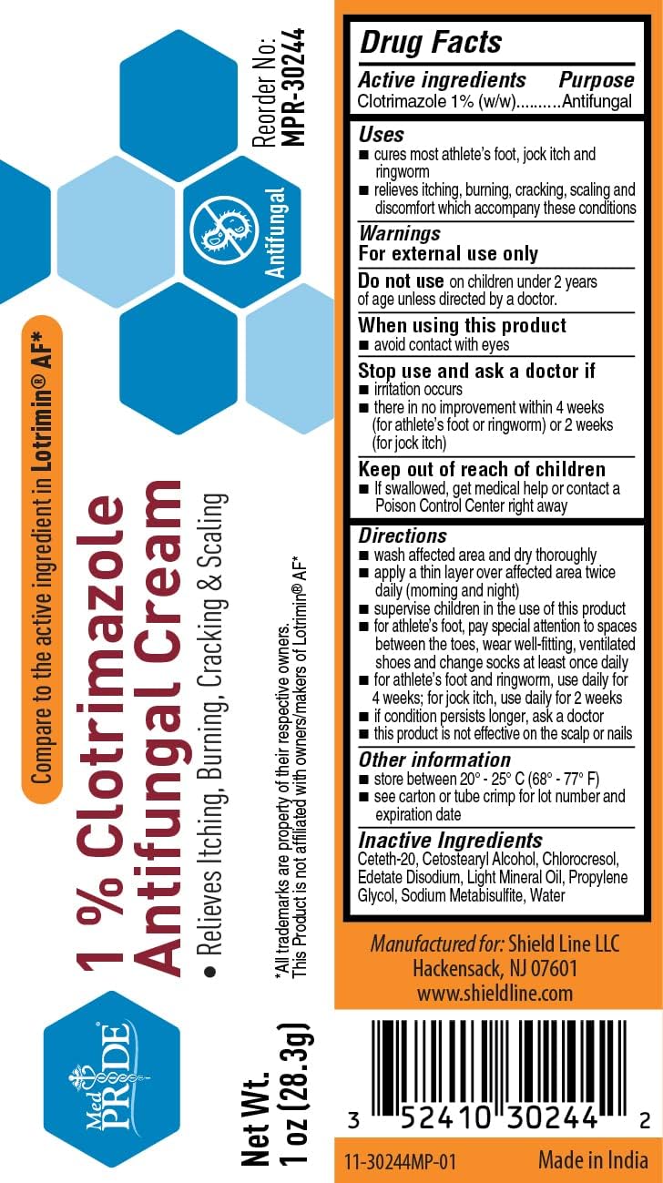 Clotrimazole 1% Antifungal Cream - 1oz. Tubes - Indv. Boxed - 72/cs.