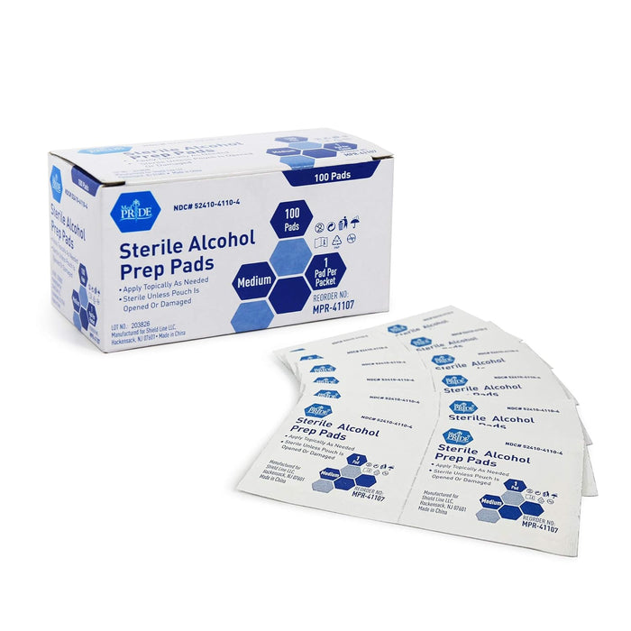 Sterile Alcohol Prep Pads - Md  - 20/100/cs.