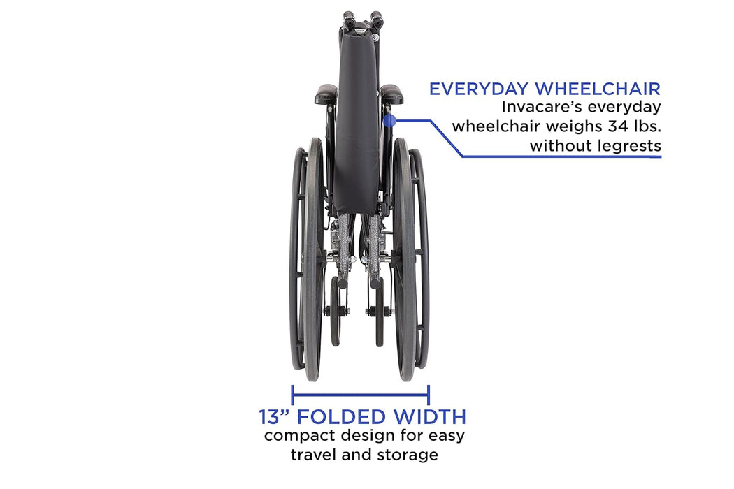 Invacare Tracer SX5 Wheelchair 300 lb. weight capacity