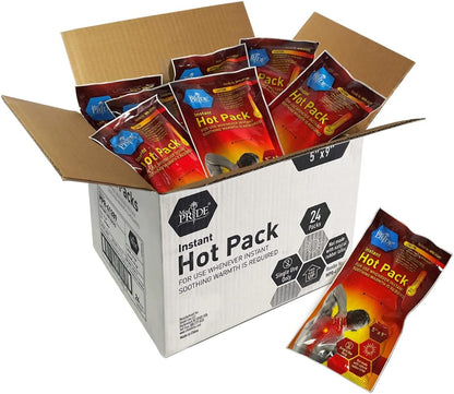 Instant Hot Packs - 5" x 9" - 24/cs.