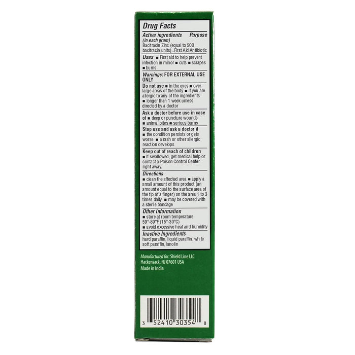 Bacitracin Zinc Ointment - 1oz. Tubes - Indv. Boxed- 72/cs.