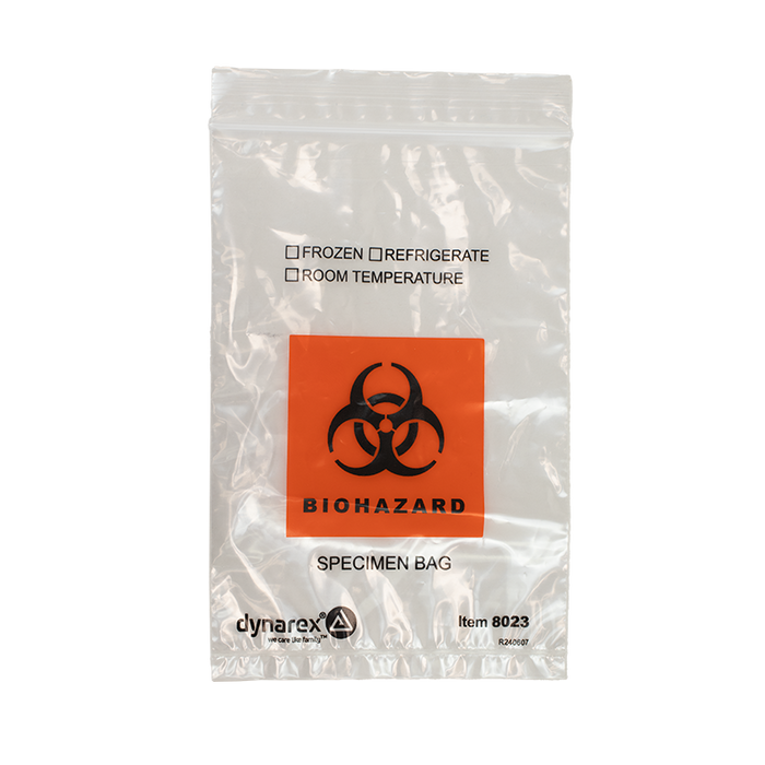 Dynarex Specimen Bags, 2 mil (1000 Count)