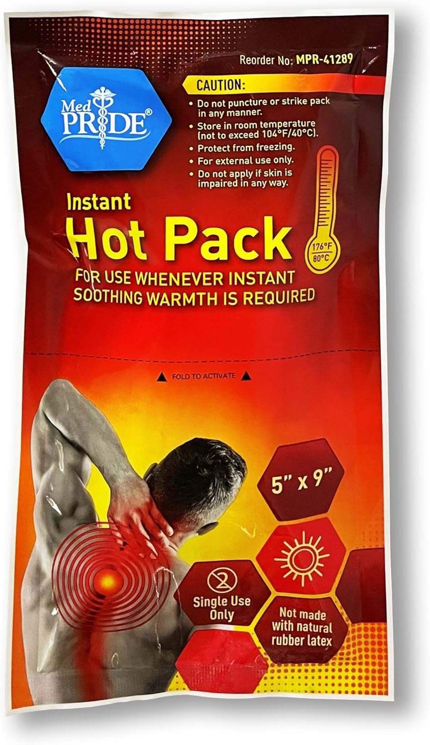 Instant Hot Packs - 5" x 9" - 24/cs.