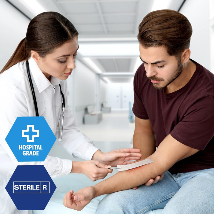 Med Pack Rope MedPride Calcium Alginate Rope Dressing, Sterile Hydrophilic Wound Dre ...