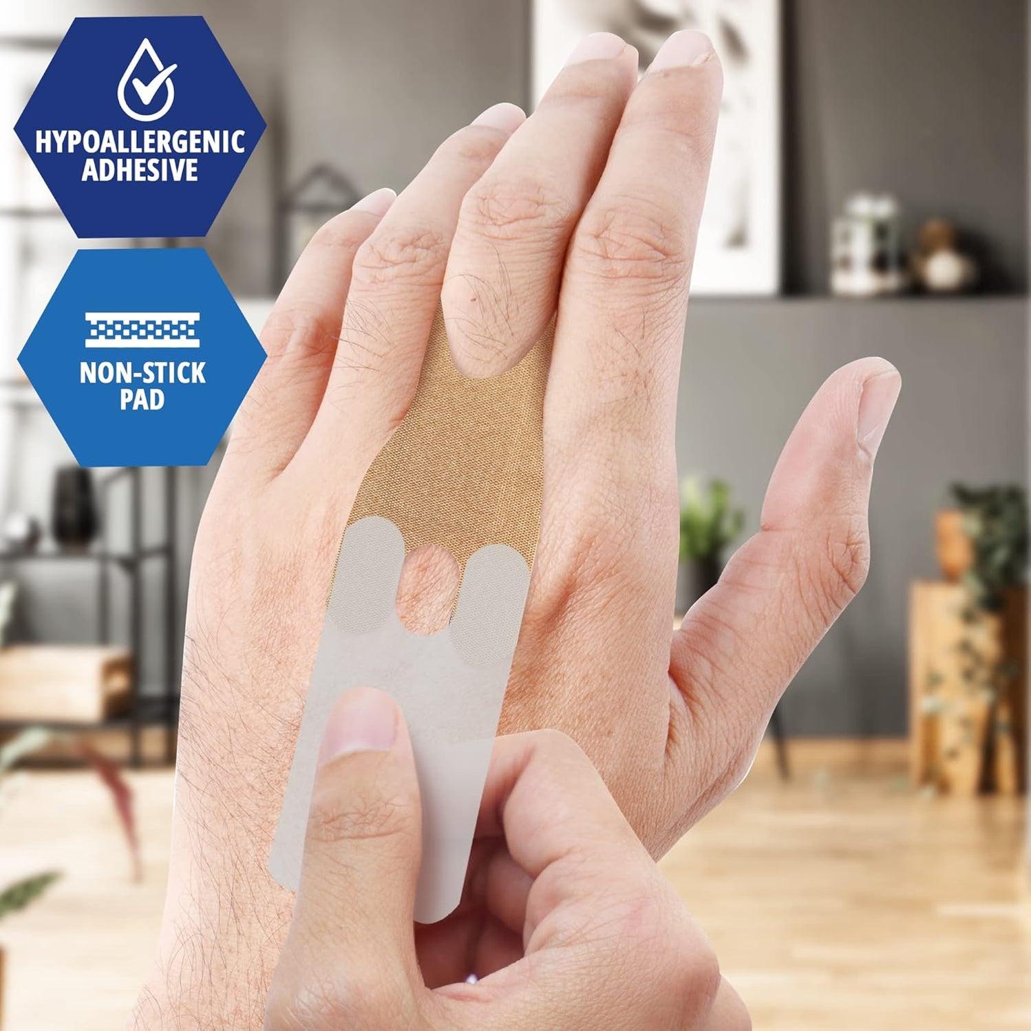 MedPride Sterile Fabric Knuckle Adhesive Bandage 1.5
