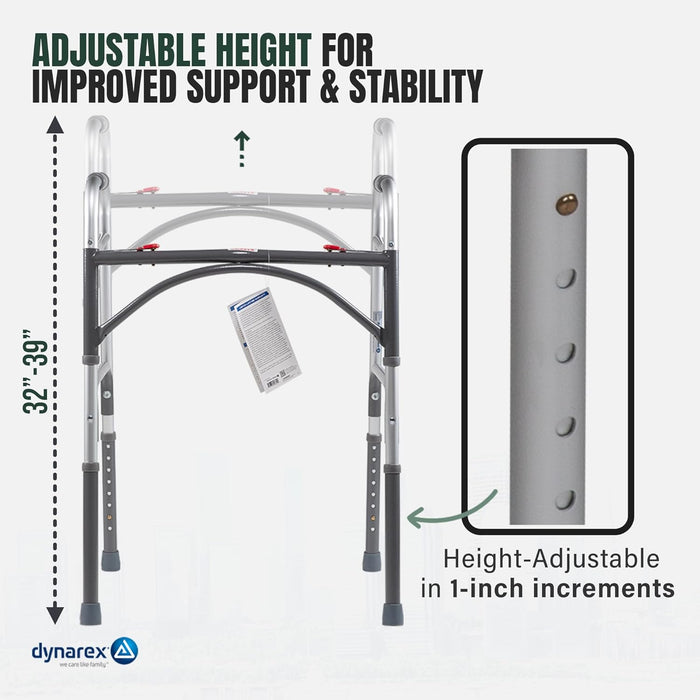 Bariatric Dual Release Folding Walker