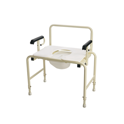 Bariatric HD Drop Arm Commode