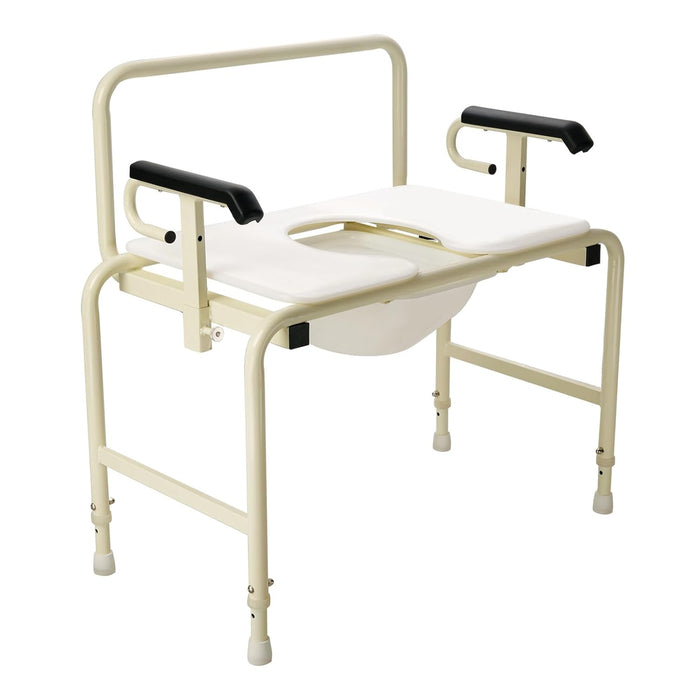 Bariatric HD Drop Arm Commode