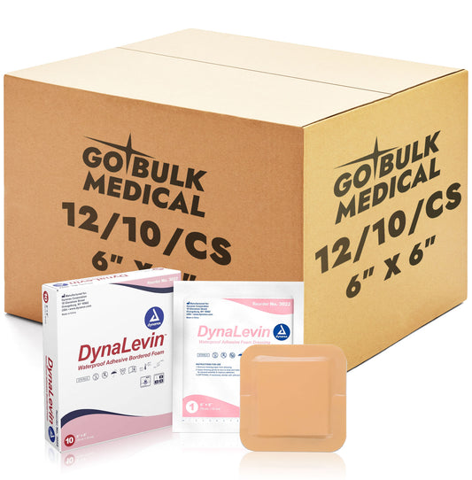 DynaLevin DynaLevin - Waterproof Adhesive Bordered Foam, 6" x 6", 12/10/cs