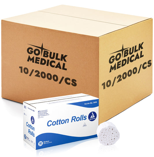 Dynarex Cotton Rolls, #2, Medium, 10/2000/cs